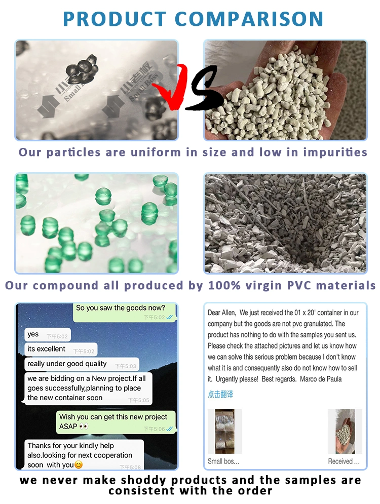 PVC Compound Granules Soft Injection Raw Materials for Shoes Sole