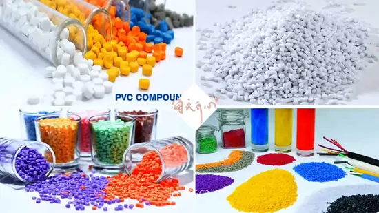 Environmentally Friendly Flexible Plastic Granule PVC Compound Granules Pellets for Wires and Cables Material 