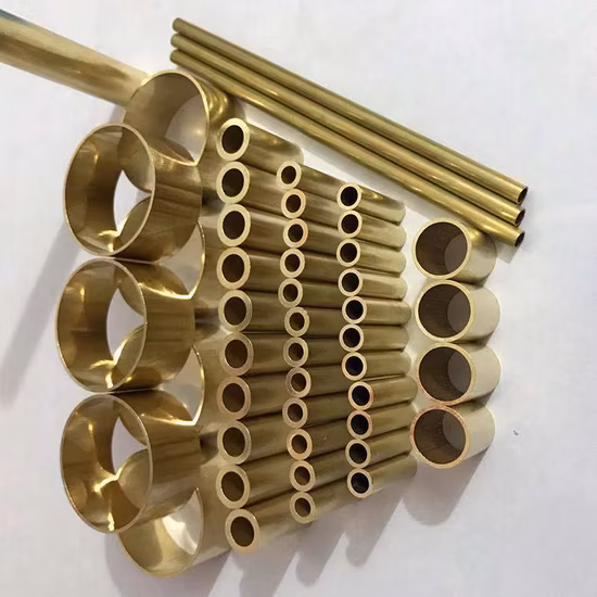 ASTM B280 Grade C21000 C23000 C26000 C27000 C27400 C28000 Polished Copper Brass Bronze Pipe / 1/2