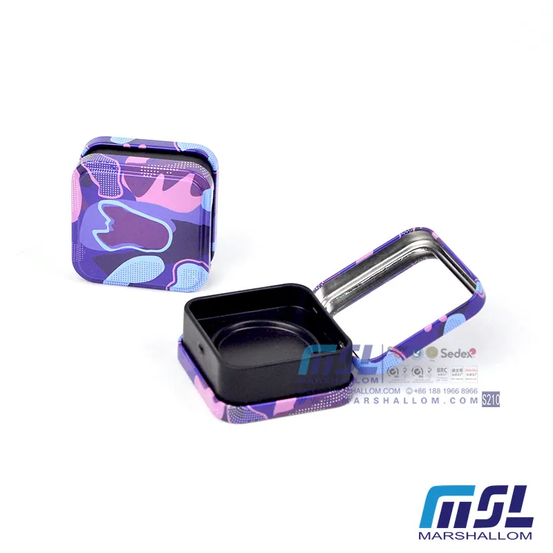 Custom Make up Packaging Eyeshadow Cosmetic Tin Box