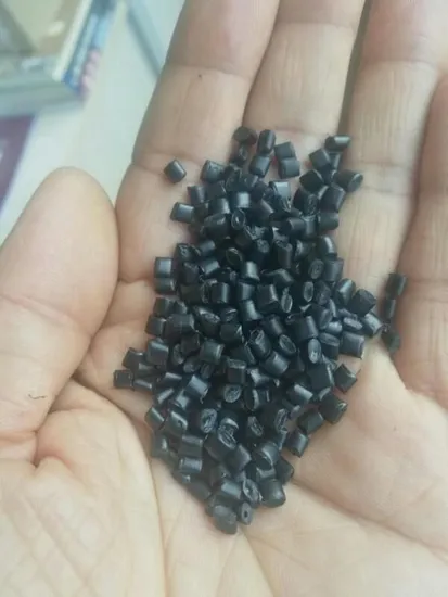 Virgin TPE Compound Material TPE Granules for Caster Wheels Injection Black Color TPE Pellets 